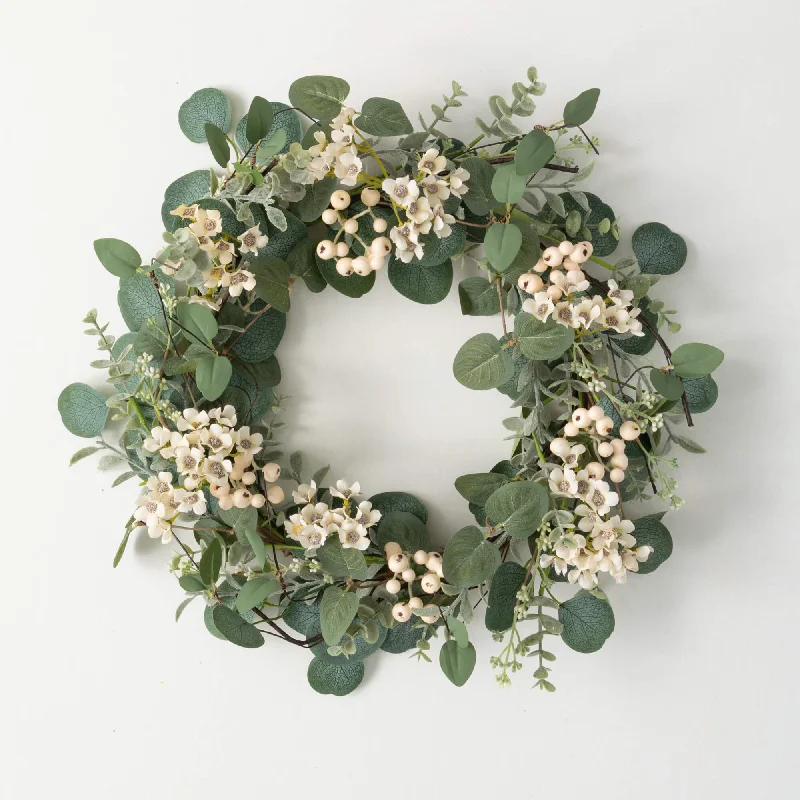 Eucalyptus & Waxflower Wreath