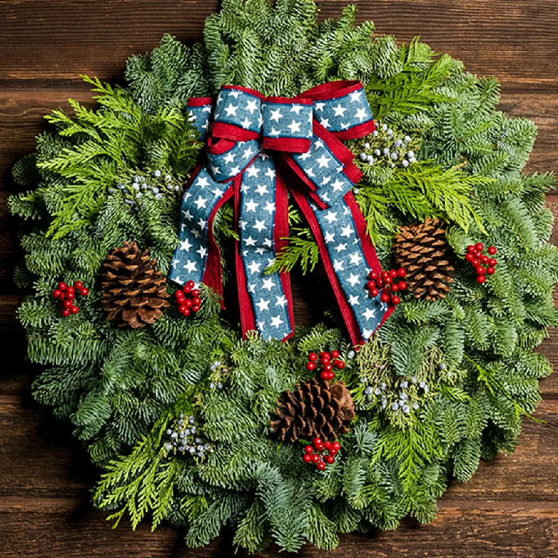 Holiday Americana with Rustic Star Hanger