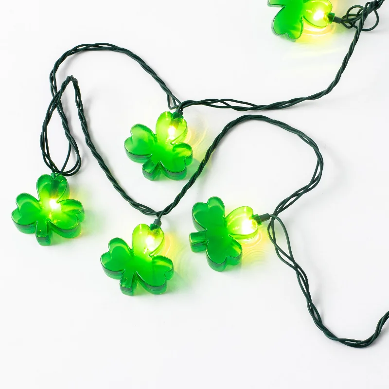 St. Patrick's Day Irish Shamrock 10 String Light Set