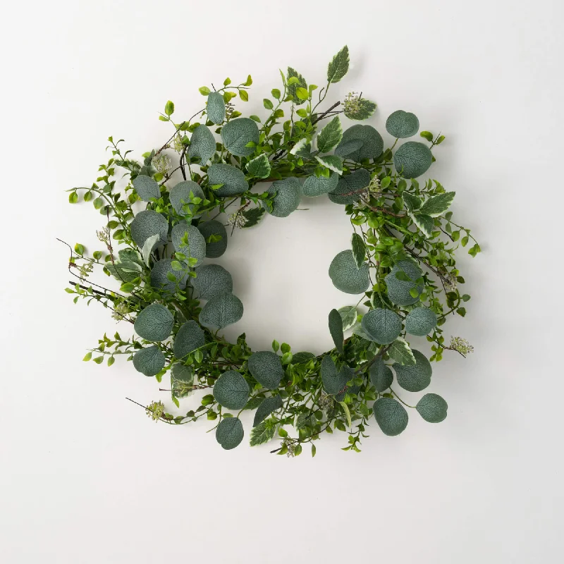 Variegated Foliage Mix Wreath