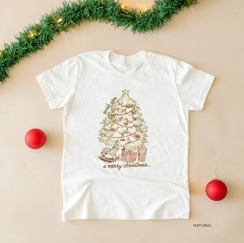 Wish You A Merry Christmas - Child Tee