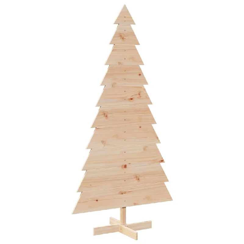 Wooden Christmas Tree for Decoration 180 cm Solid Wood Pine